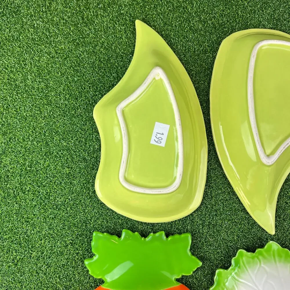 Vintage Ceramic Serving Dishes Vegetables Shaped Lot